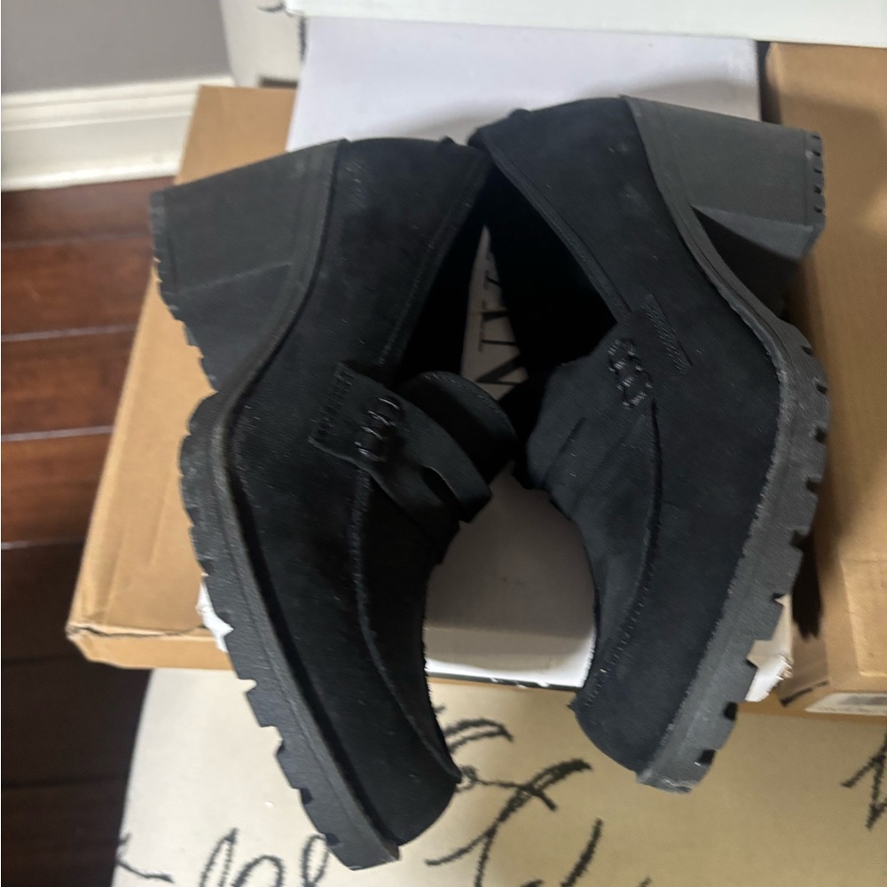 Sun + Stone Maycee Lug Sole Loafers size 9.5 - Picture 5 of 9